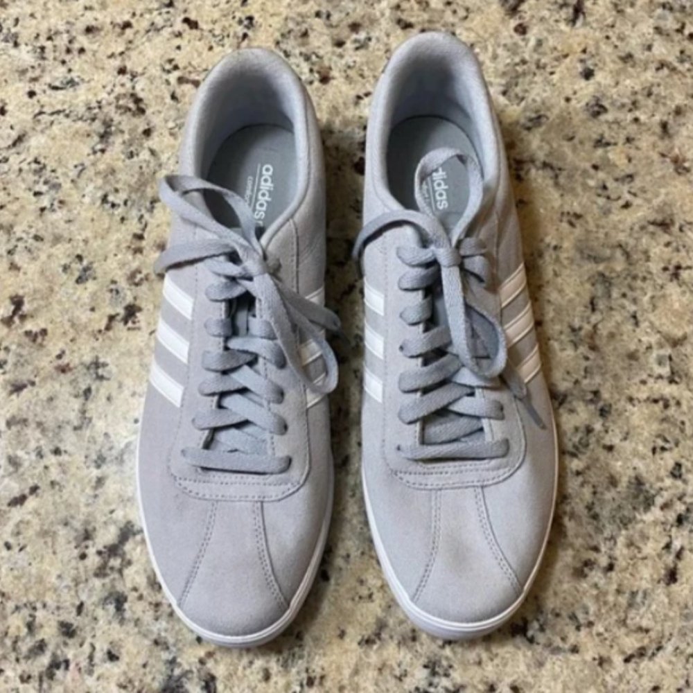 Adidas Chic & Comfy Genuine Suede Leather Sneakers